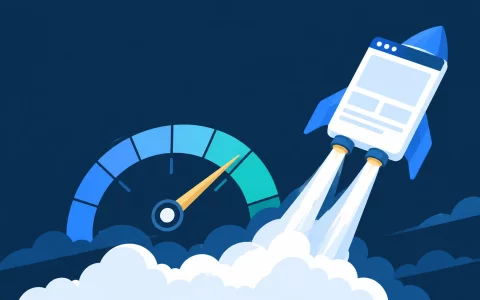 Vitesse de chargement d'un site web illustrée par un compteur